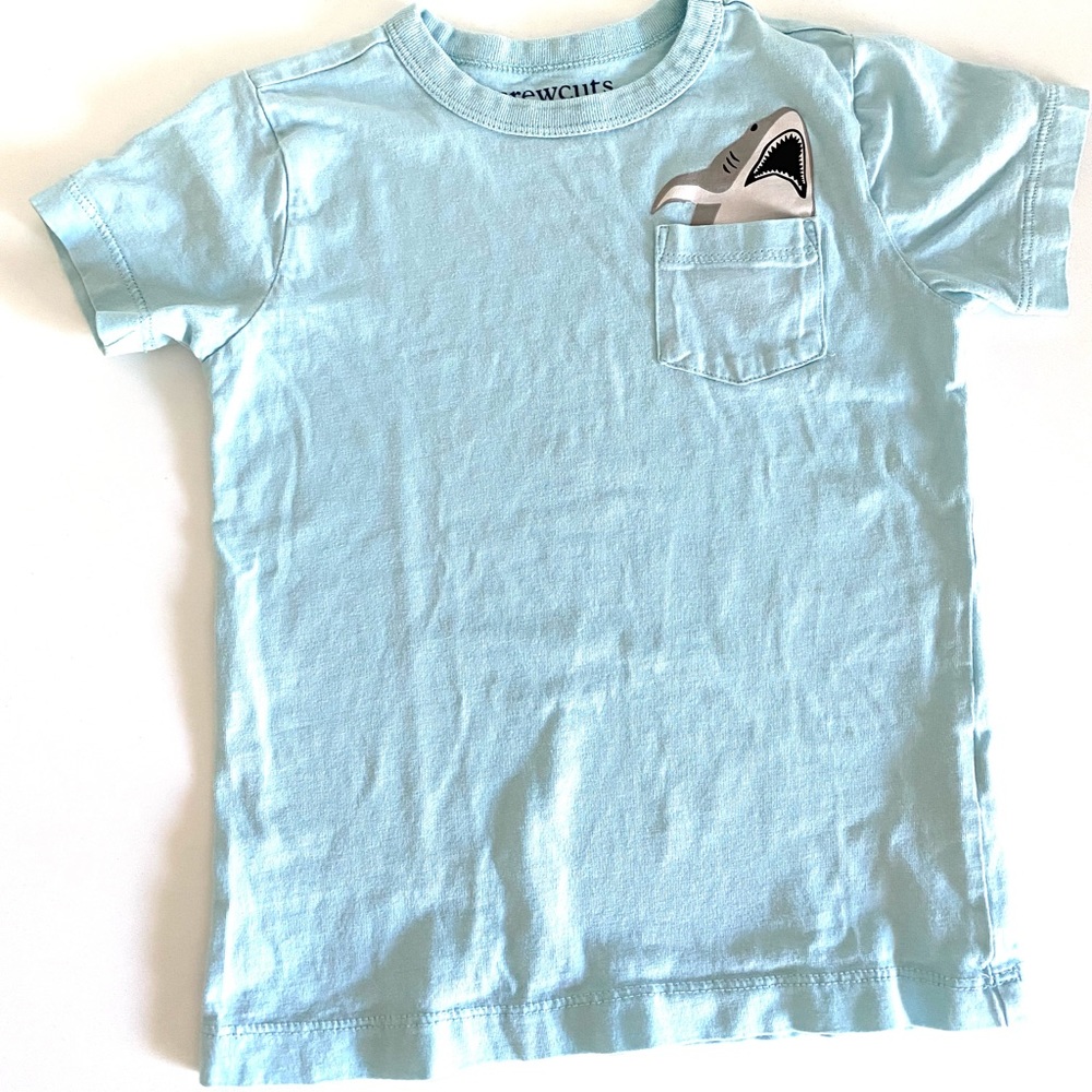 JCrew Crewcuts Shark T-shirt sz 3